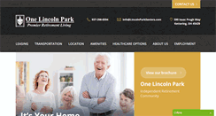 Desktop Screenshot of lincolnparkseniors.com